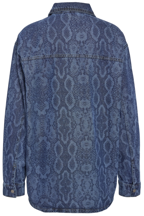 Noisy may nmalva snake denim shacket az351mb